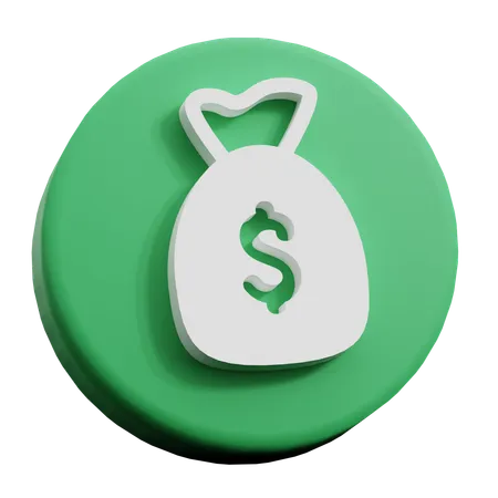 Money Bag  3D Icon