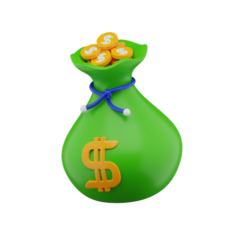 Money Bag  3D Icon