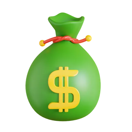 Money Bag  3D Icon