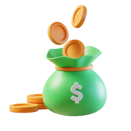 Money Bag  3D Icon