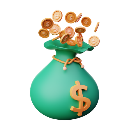 Money Bag  3D Icon