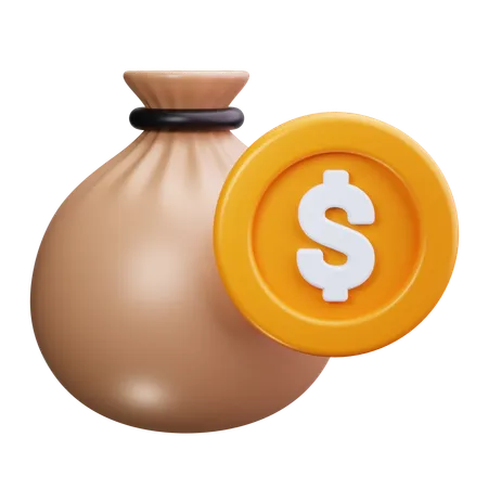 Money Bag  3D Icon