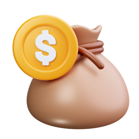 Money Bag  3D Icon