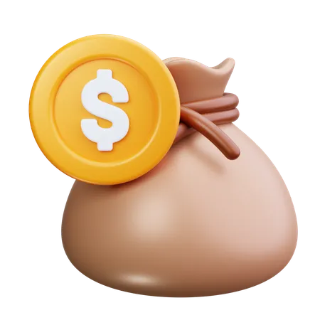 Money Bag  3D Icon