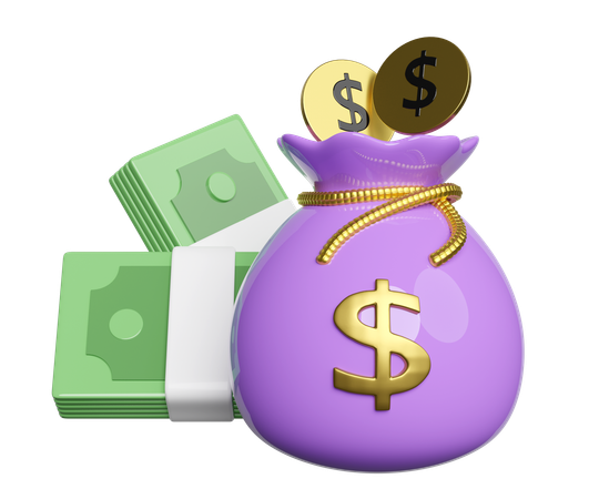 Money Bag  3D Icon