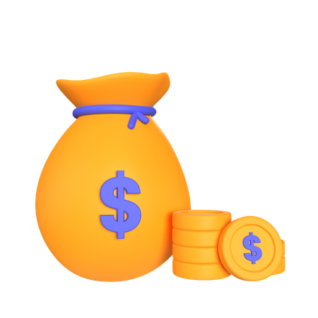 Money Bag  3D Icon