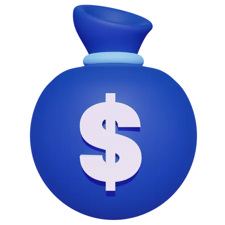 Money Bag  3D Icon