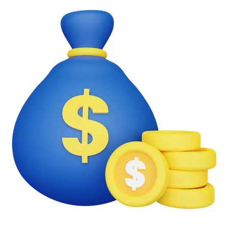 Money Bag  3D Icon