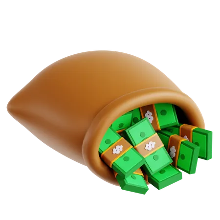 Money Bag  3D Icon