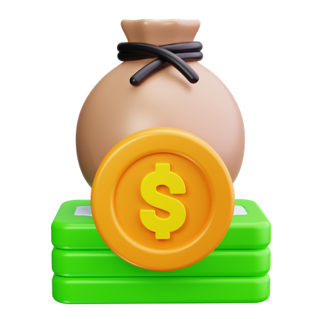 Money Bag  3D Icon