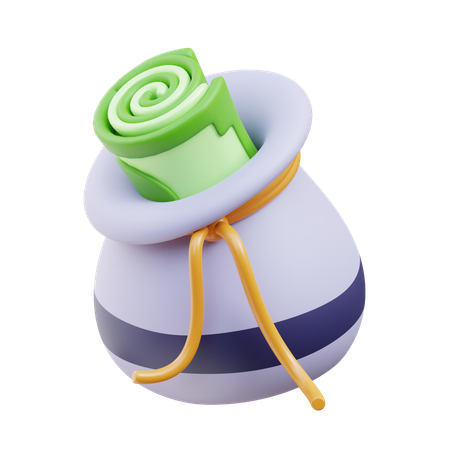 Money Bag  3D Icon