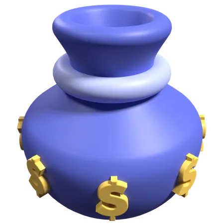 Money Bag  3D Icon