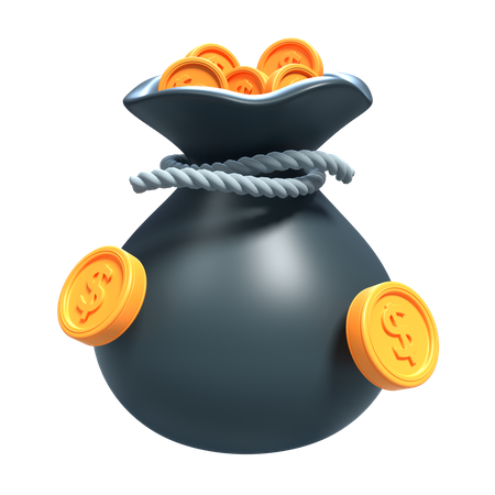 Money Bag  3D Icon