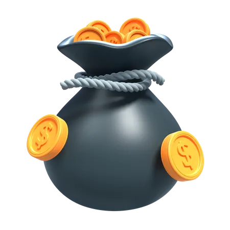 Money Bag  3D Icon