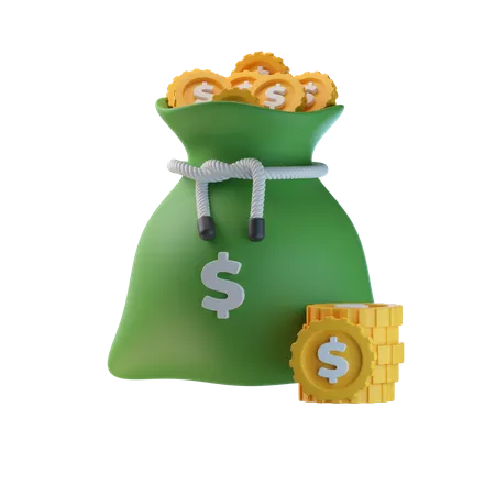 Money Bag  3D Icon