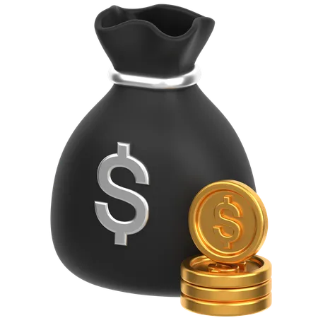 Money Bag  3D Icon