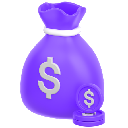 Money Bag  3D Icon