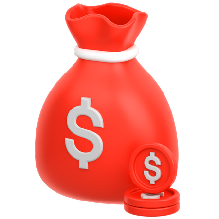 Money Bag  3D Icon