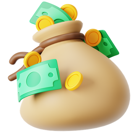 Money Bag  3D Icon