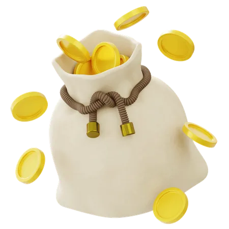 Money Bag  3D Icon