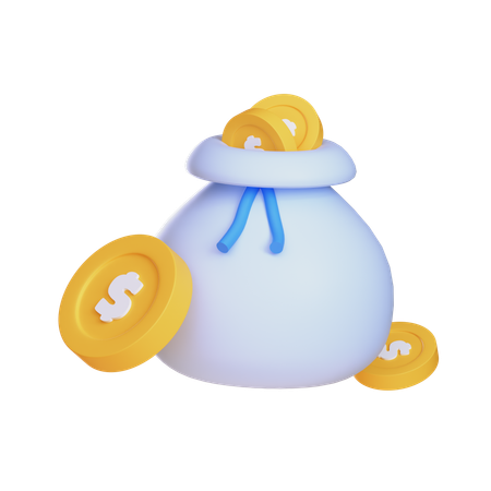 Money Bag  3D Icon