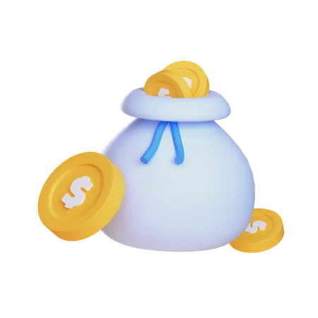 Money Bag  3D Icon