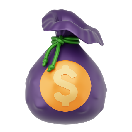 Money Bag  3D Icon