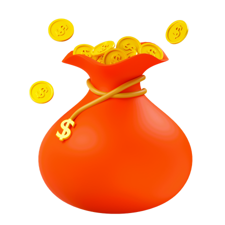 Money Bag  3D Icon