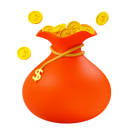 Money Bag  3D Icon