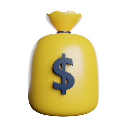 Money Bag  3D Icon