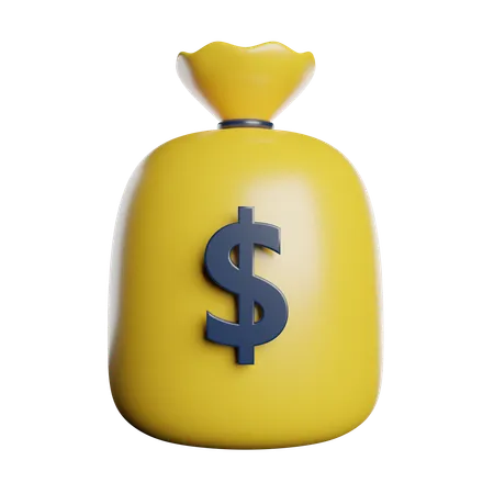 Money Bag  3D Icon