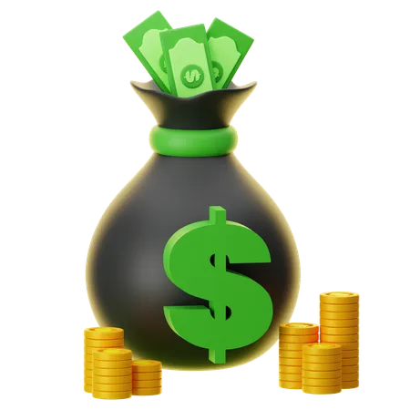 MONEY BAG  3D Icon