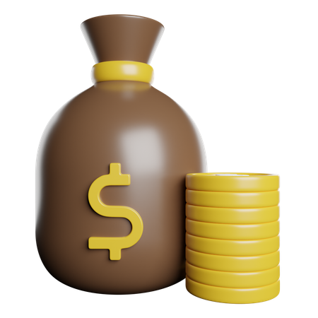 Money Bag  3D Icon