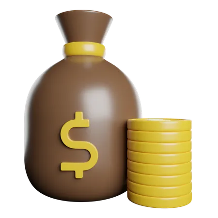 Money Bag  3D Icon