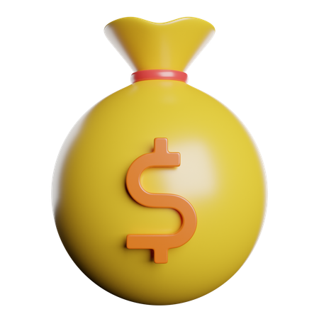 Money Bag  3D Icon