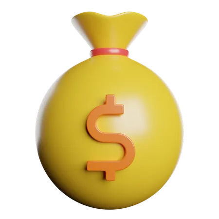 Money Bag  3D Icon