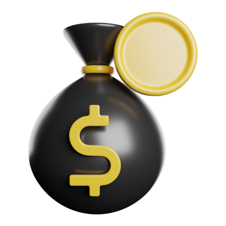 Money Bag  3D Icon