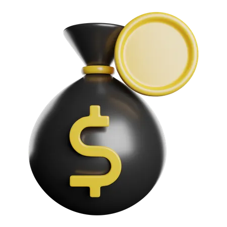 Money Bag  3D Icon