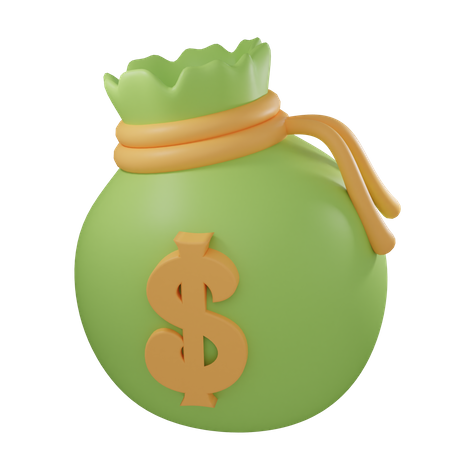 Money Bag  3D Icon