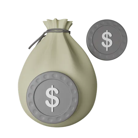 Money Bag  3D Icon