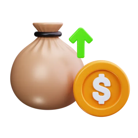 Money Bag  3D Icon