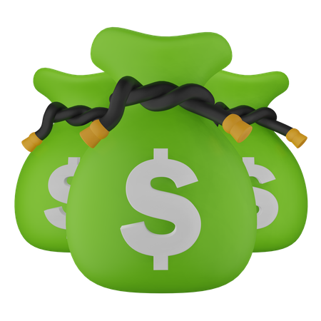 Money Bag  3D Icon