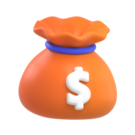 Money Bag  3D Icon