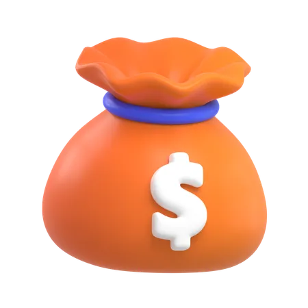 Money Bag  3D Icon