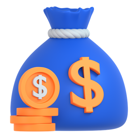 Money Bag  3D Icon