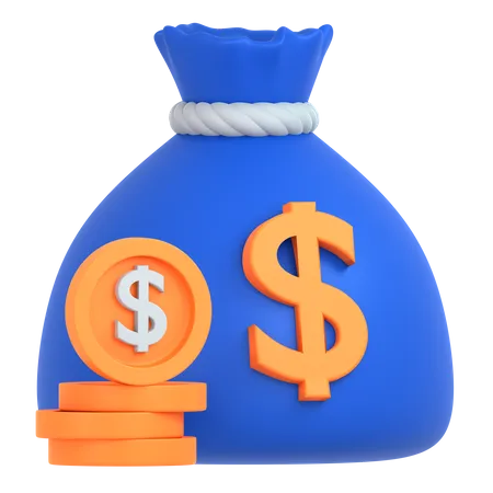 Money Bag  3D Icon