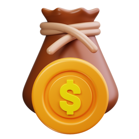 Money Bag  3D Icon