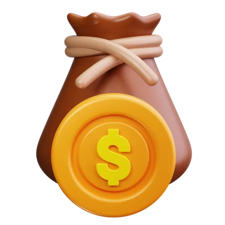 Money Bag  3D Icon