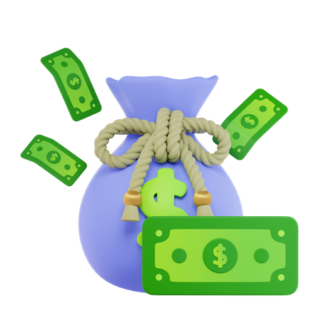 Money Bag  3D Icon