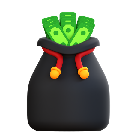 Money Bag  3D Icon